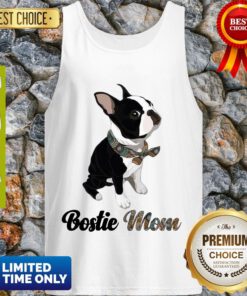 Top Boston Terrier Bostie Mom Tank Top