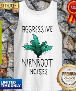 Nice Aggressive Nirnroot Noises Fitted Scoop Tank Top