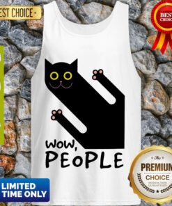 Official Black Cat Wow People Tank Top