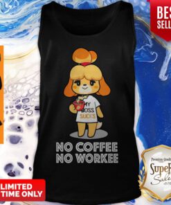 Top Animal Crossing No Coffee No Workee Tank Top