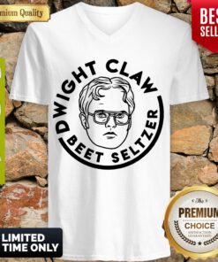 Top Dwight Claw Beet Seltzer V-neck
