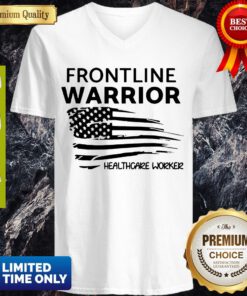 Top Independence Day Frontline Warrior Healthcare Worker V-neck
