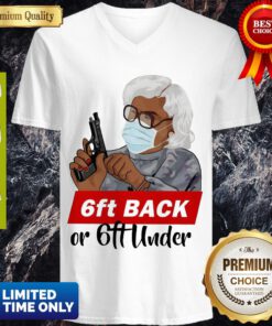Awesome 6ft Back Or 6ft Under V-neck
