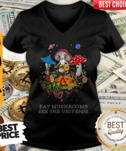 Eat Mushrooms See The Universe V-neck