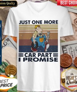 Just One More Car Part I Promise Vintage V-neck
