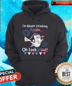 Awesome I'm Never Drinking Again Oh Look Wine American 4th Of July Independence Day Hoodie
