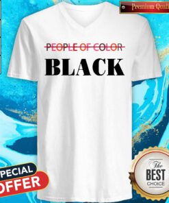 Cute People Of Color Black Uniex V-neck