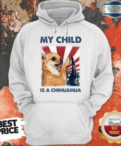 Funny My Child Is A Chihuahua 4TH Of July Hoodie