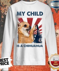 Funny My Child Is A Chihuahua 4TH Of July Sweatshirt