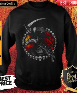 Funny Raven Skull Death Vintage Sweatshirt