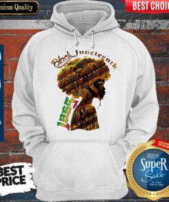 Girl Black Juneteenth Since 1865 Hoodie