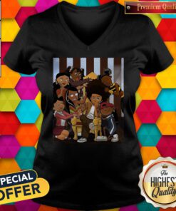 Hot Huey Freeman And Penny Proud V-neck