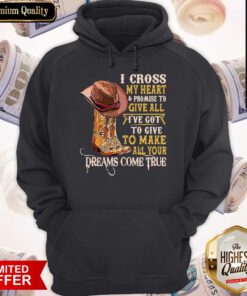 I Cross My Heart And Promise To Give All I’ve Got To Give To Make All Your Dreams Come True Hoodie