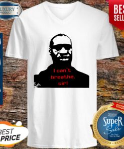 Nice Blood George Floyd I Can’t Breathe Sir V-neck