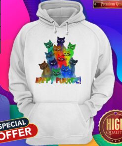 Nice Cats Happy Purride Hoodie