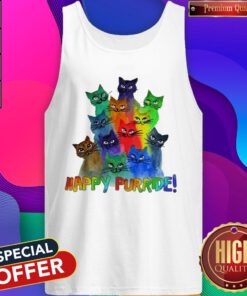 Nice Cats Happy Purride Tank Top