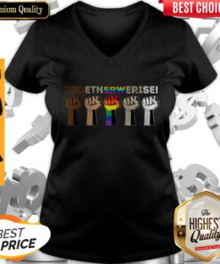 Nice Colin Kaepernick Together We Rise V-neck