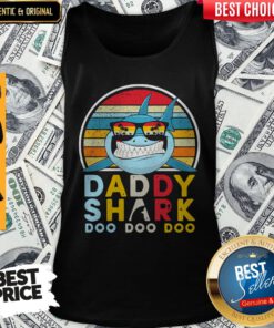 Nice Daddy Shark Doo Doo Doo Tank Top