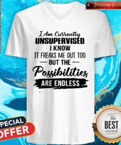 Perfect I Am Currently Unsupervised V-neck