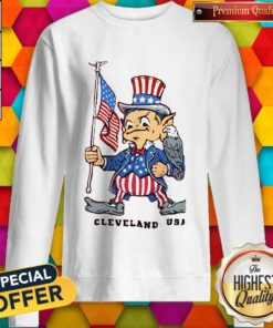 Perfect Independence Day Flag Eagles Cleveland USA Sweatshirt