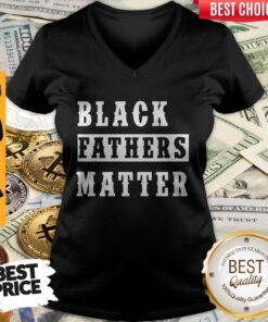 Premium Black Fathers Matter V-neck