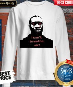 Premium Blood George Floyd I Can’t Breathe Sir Sweatshirt