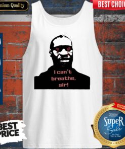 Premium Blood George Floyd I Can’t Breathe Sir Tank Top