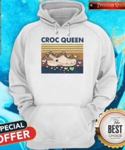 Premium Croc Queen Vintage Hoodie