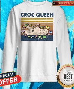 Premium Croc Queen Vintage Sweatshirt