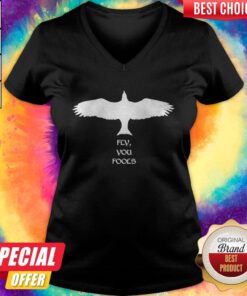 Premium Eagle Fly You Fools V-neck