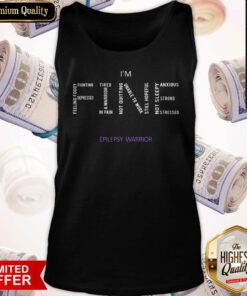 Premium I’m Fine Epilepsy Warrior Tank Top