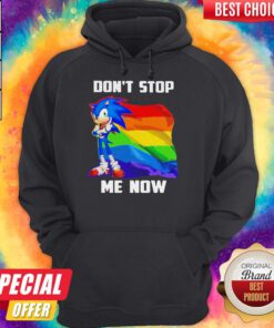 Premium LGBT Sonic Don’t Stop Me Now Flag Hoodie