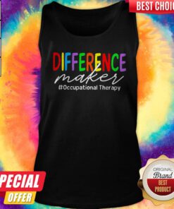 Pretty LGBT Difference Maker #Occupational Therapy Tank Top