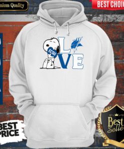 Snoopy Love Ecsu Elizabeth City State University Heart Hoodie