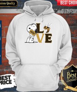Snoopy Love HSSU Harris Stowe State University Athletics Heart Hoodie