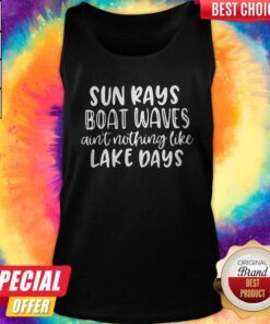Sun Rays Boat Wave's Ain't Nothing Like Lake Days Tank Top