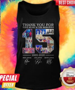 Thank You For Your Music And The Memories 2005 2020 Signatures Tank Top