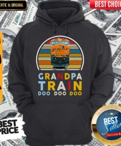 Top BNSF 7547 Grumpy Train Doo Doo Doo Vintage Hoodie