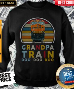 Top BNSF 7547 Grumpy Train Doo Doo Doo Vintage Sweatshirt