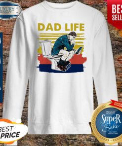 Top Businessman Thinker On Toilet Dad Life Vintage Sweatshirt