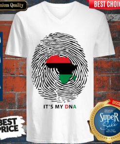 Top Pan-African Flag It’s My DNA V-neck