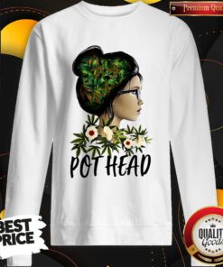 Top Weed Girl Pot Head Sweatshirt