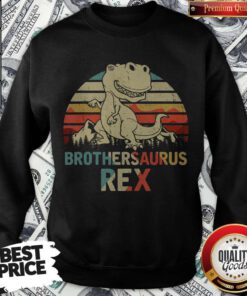 Vintage Brothersaurus Rex Dinosaur Father’s Day Sweatshirt