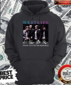 Westlife Thank You For The Memories Signatures Hoodie