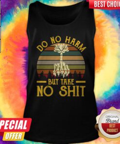 Awesome Do No Harm But Take No Shit Vintage Tank Top
