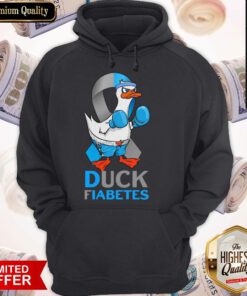 Awesome Duck Fiabetes Cancer Awareness Hoodie