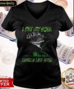 Awesome I Bet My Soul Smells Like Weed V-neck