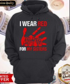 Awesome I Wear Red For My Sister Hoodie