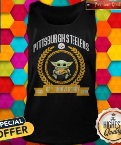 Baby Yoda Pittsburgh Steelers 87th Anniversary 1933-2020 Tank Top