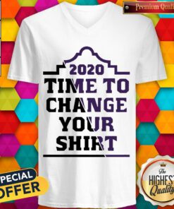 Basic Time To Change Your 2020 V-neck